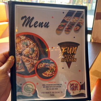 Fun Pizza Kitchen - Menu cover - Italian Near Me - The Colony, Texas