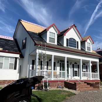 Quality Works - An in progress photo of a roof replacement project being completed by our fantastic team! - Roofing Near Me - Boise, Idaho Quality Works - An in progress photo of a roof replacement project being completed by our fantastic team! - Roofing Near Me - Boise, Idaho