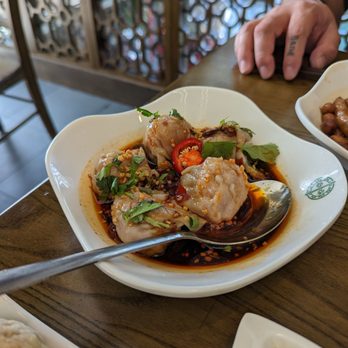 Tim Ho Wan - Wontons in hot spicy sauce - Dim Sum Near Me - Katy, Texas