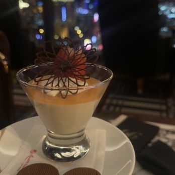 Alle on 66 - Earl grey panna cotta with ginger snap cookies - Lounges Near Me - Las Vegas, Nevada