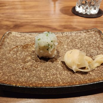 Bar Sawa - Squid with shiso - Sushi Bars Near Me - Los Angeles, California Bar Sawa - Squid with shiso - Sushi Bars Near Me - Los Angeles, California