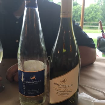 Unionville Vineyards - Two of the four wines we enjoyed. - Wineries Near Me - Ringoes, New Jersey Unionville Vineyards - Two of the four wines we enjoyed. - Wineries Near Me - Ringoes, New Jersey
