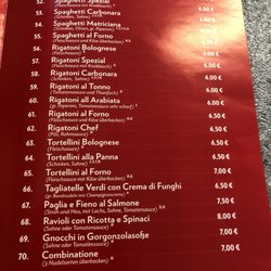 Pizzeria Napoli - So many choices