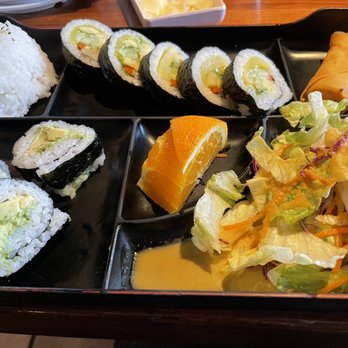 Hikari Sushi - Dinner Bento Box 10. Avocado Roll 15. Vegetable Roll - Sushi Bars Near Me - Simi Valley, California