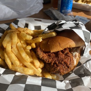 Fat Daddy's Hot Chicken & Waffles - The Fat Daddy Sandwich - Waffles Near Me - Riverview, Michigan Fat Daddy's Hot Chicken & Waffles - The Fat Daddy Sandwich - Waffles Near Me - Riverview, Michigan