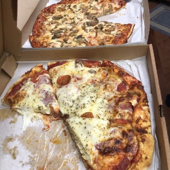 Babe's Pizza - Double decker meat lovers and single large sausage and mushroom - Pizza Near Me - Brandon, Florida