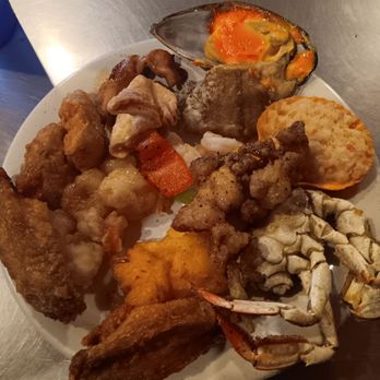 Flaming Buffet - 2/01/2025.  Plate #2 - Seafood Near Me - Corona, California