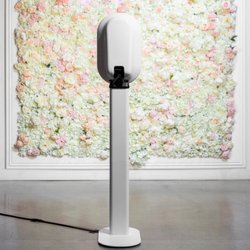 Photobar - Open air photo booth design is slim and can fit into any space easily.