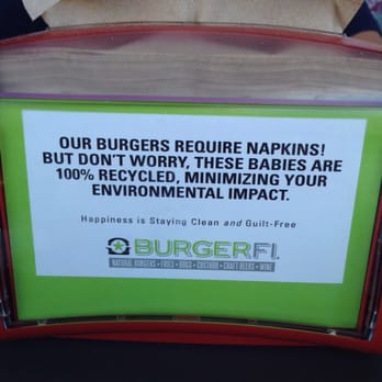 BurgerFi - Green napkins - Hot Dogs Near Me - Jacksonville, Florida BurgerFi - Green napkins - Hot Dogs Near Me - Jacksonville, Florida