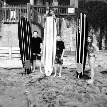 Wavehuggers - Classic pose! - Surf Schools Near Me - Huntington Beach, California