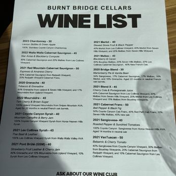 Burnt Bridge Cellars - Late March 2026 - Wineries Near Me - Vancouver, Washington
