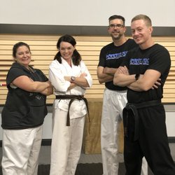Karate RX - The Adult Program putting in that sweat