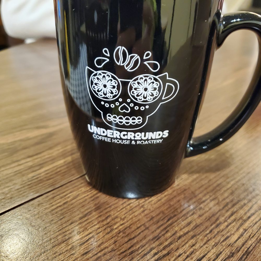 Undergrounds Coffee House and Roastery - Sweet logo mug that my wife loved! - Coffee Roasteries Near Me - Buffalo, New York Undergrounds Coffee House and Roastery - Sweet logo mug that my wife loved! - Coffee Roasteries Near Me - Buffalo, New York