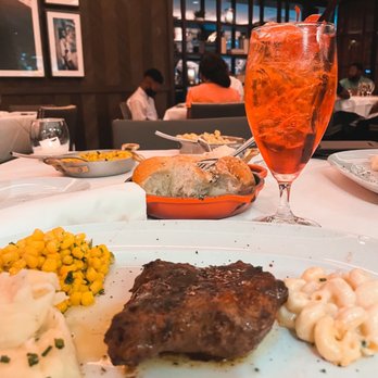 Steak 48 - Filet, mashed potatoes, corn, Creamy Mac & Cheese - Steakhouses Near Me - Charlotte, North Carolina
