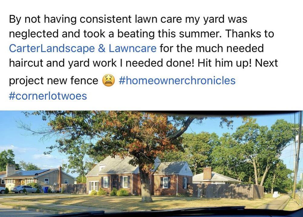 CARTER LANDSCAPE & LAWN Request a Quote Vineland, New Jersey