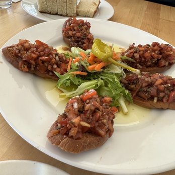Dalla Baia - Too much olive oil in the bruschetta... - Italian Near Me - Poulsbo, Washington