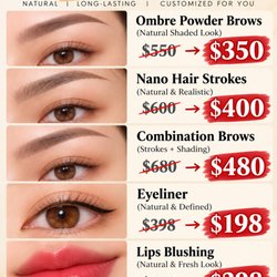 Jiumu Brow Studio - Holiday Special - Enjoy $200 Off All Services!
