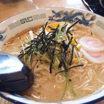 Maki - Ramen in Pork Bone Tonkotsu Base (Chicken Katsu not pictured) - Sushi Bars Near Me - Rockville, Maryland Maki - Ramen in Pork Bone Tonkotsu Base (Chicken Katsu not pictured) - Sushi Bars Near Me - Rockville, Maryland