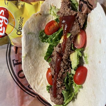 The Big Empty Beer & BBQ - Inside ingredients of my tortilla wrap. - Barbeque Near Me - Seymour, Texas The Big Empty Beer & BBQ - Inside ingredients of my tortilla wrap. - Barbeque Near Me - Seymour, Texas