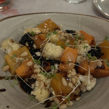 Lamplighter Restaurant - BEST butternut squash salad EVER - I'm ordering the large next time (and not sharing) - Italian Near Me - Rochester, New York