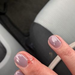 Nail Studio II - The pic says it all! They had the audacity to charge me full price until I asked to speak to the manager.
