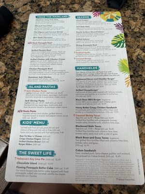 Menu photo 1 Bahama Breeze Tampa, FL Menu photo 1 Bahama Breeze Tampa, FL