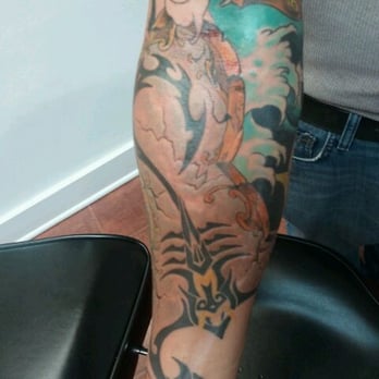 Exposed Temptations Tattoo - My last session before my son was born Vanis is the Man - Tattoo Near Me - Manassas, Virginia