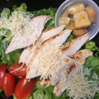 Java Works - Chicken Caesar Salad - Cafes Near Me - Falls Church, Virginia