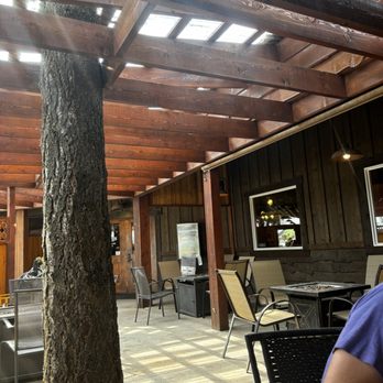 Sacred Waters Brewing Company - Front patio, but there's also a taproom and a back patio - Breweries Near Me - Kalispell, Montana
