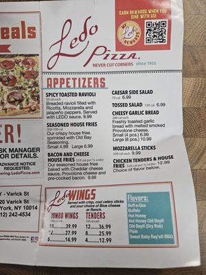 Menu photo 1 Ledo Pizza New York, NY
