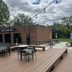 Doc's Ice Cream & Coffee - Beautiful new back patio