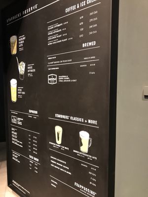 Menu photo 3 Starbucks Reserve Toronto, ON Menu photo 3 Starbucks Reserve Toronto, ON