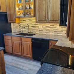 Dugan's Woodworking - Matched existing cabinets. Can you tell witch ones we did? And did custom tile work