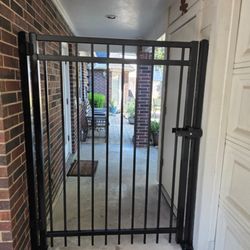 Stunning Fence - Wrought iron Gate with magnetic latch