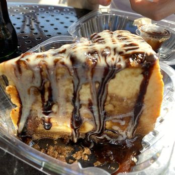 La Birria Loca - After we sauced up the churro cheesecake - Mexican Near Me - Winfield, Illinois