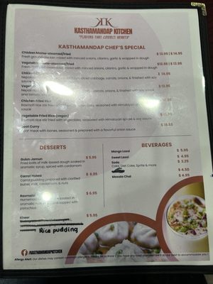 Menu photo 5 Kasthamandap Kitchen Charlotte, NC