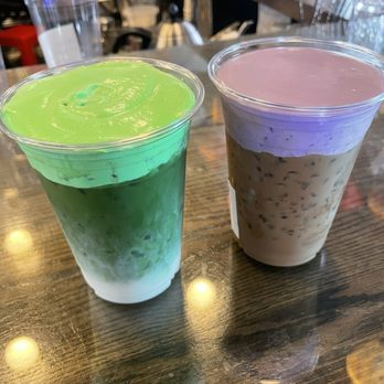 Egg and CaPhe - Matcha with pandan foam, Vietnamese coffee with ube foam - Cafes Near Me - Oklahoma City, Oklahoma Egg and CaPhe - Matcha with pandan foam, Vietnamese coffee with ube foam - Cafes Near Me - Oklahoma City, Oklahoma