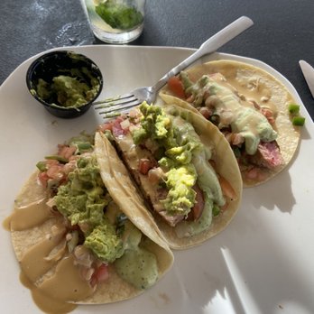 Doc's Seafood & Steaks - Yellow fin tuna taco's al a carte - Seafood Near Me - Corpus Christi, Texas Doc's Seafood & Steaks - Yellow fin tuna taco's al a carte - Seafood Near Me - Corpus Christi, Texas