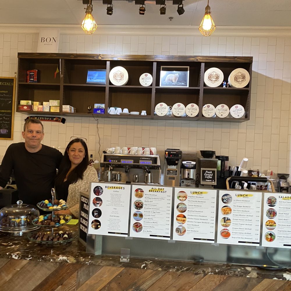 Leon's Cafe - This lovely couple are the owners of Leon's Cafe family run business. - Breakfast & Brunch Near Me - Surrey, British Columbia Leon's Cafe - This lovely couple are the owners of Leon's Cafe family run business. - Breakfast & Brunch Near Me - Surrey, British Columbia