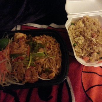 Red Elephant - Shrimp pad thai minus peanuts $10.99. Side fried rice $4. - Thai Near Me - Marietta, Georgia Red Elephant - Shrimp pad thai minus peanuts $10.99. Side fried rice $4. - Thai Near Me - Marietta, Georgia