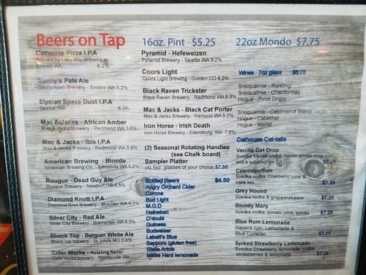 Menu photo 6 Cathouse Pizza Snohomish, WA