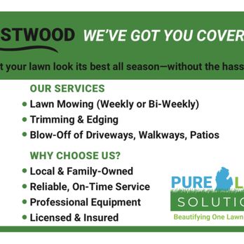 Pure Lawn Solutions - Lawn Services Near Me - Kalamazoo, Michigan