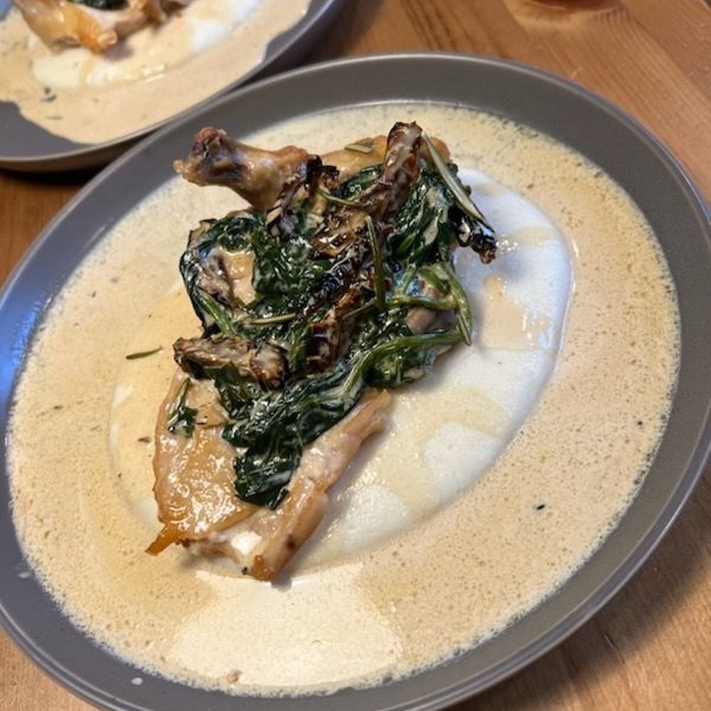Chef Nik Douglas - Tuscan Chicken with Spinach/Sundried Tomatoes in Cream Sauce - Personal Chefs Near Me