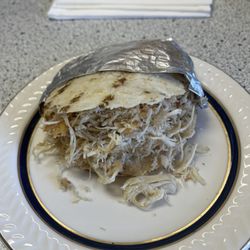 El Cafetal Colombian Restaurant - Chicken arepa