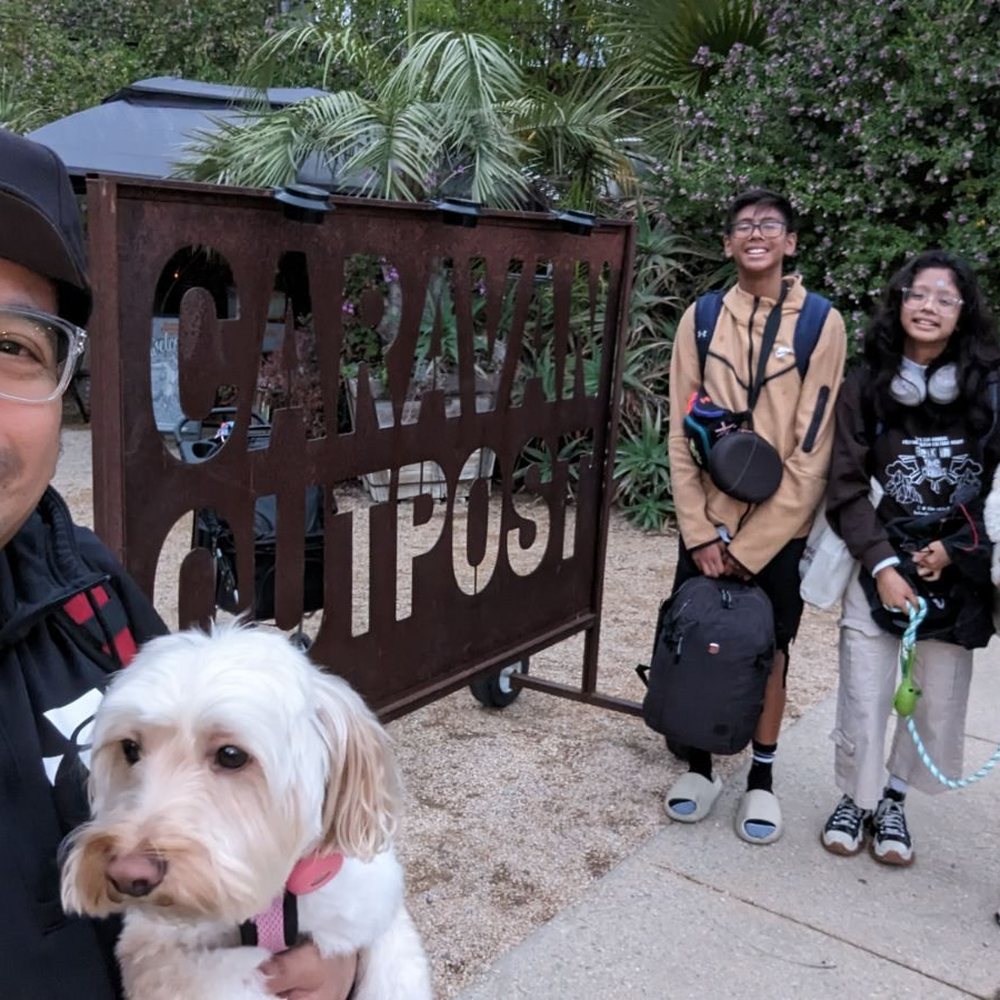 Caravan Outpost - We're finally here with our fur babies - Hotels Near Me - Ojai, California