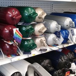 West Marine - Colourful fenders