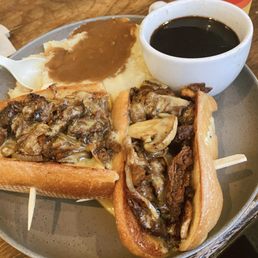 The Dip with Mash & Gravy