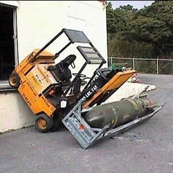 Life Safety Associates - This forklift driver did not take a Life Safety Associates training program