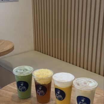 Ming Cha - Strawberry matcha, jasmine mango lassi, mango white peach, lychee osmanthus - Bubble Tea Near Me - Walnut, California