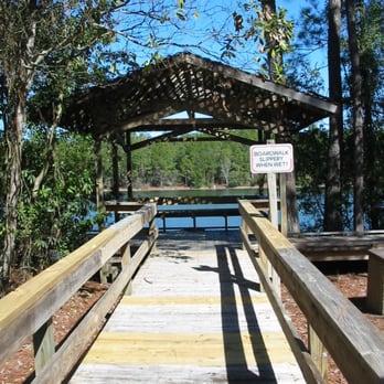 Bethesda Fish Management Area - Portion of boardwalk and "gazebo" - Hiking Near Me - Jacksonville, Florida